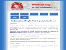 Tablet Screenshot of profitruck-shop.cz